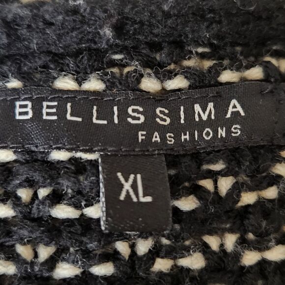 Vintage black & white cardigan - Picture 9 of 10